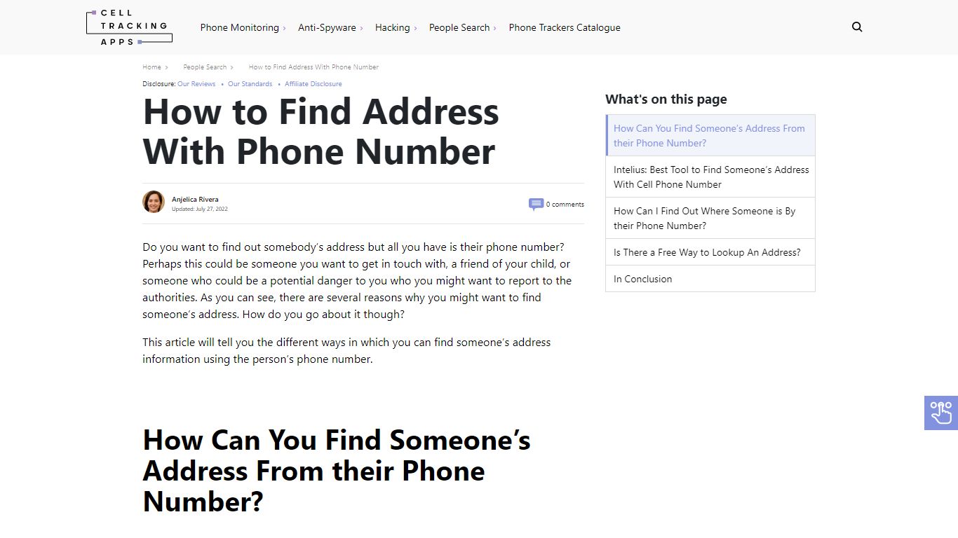 How to Find Address With Phone Number - CellTrackingApps